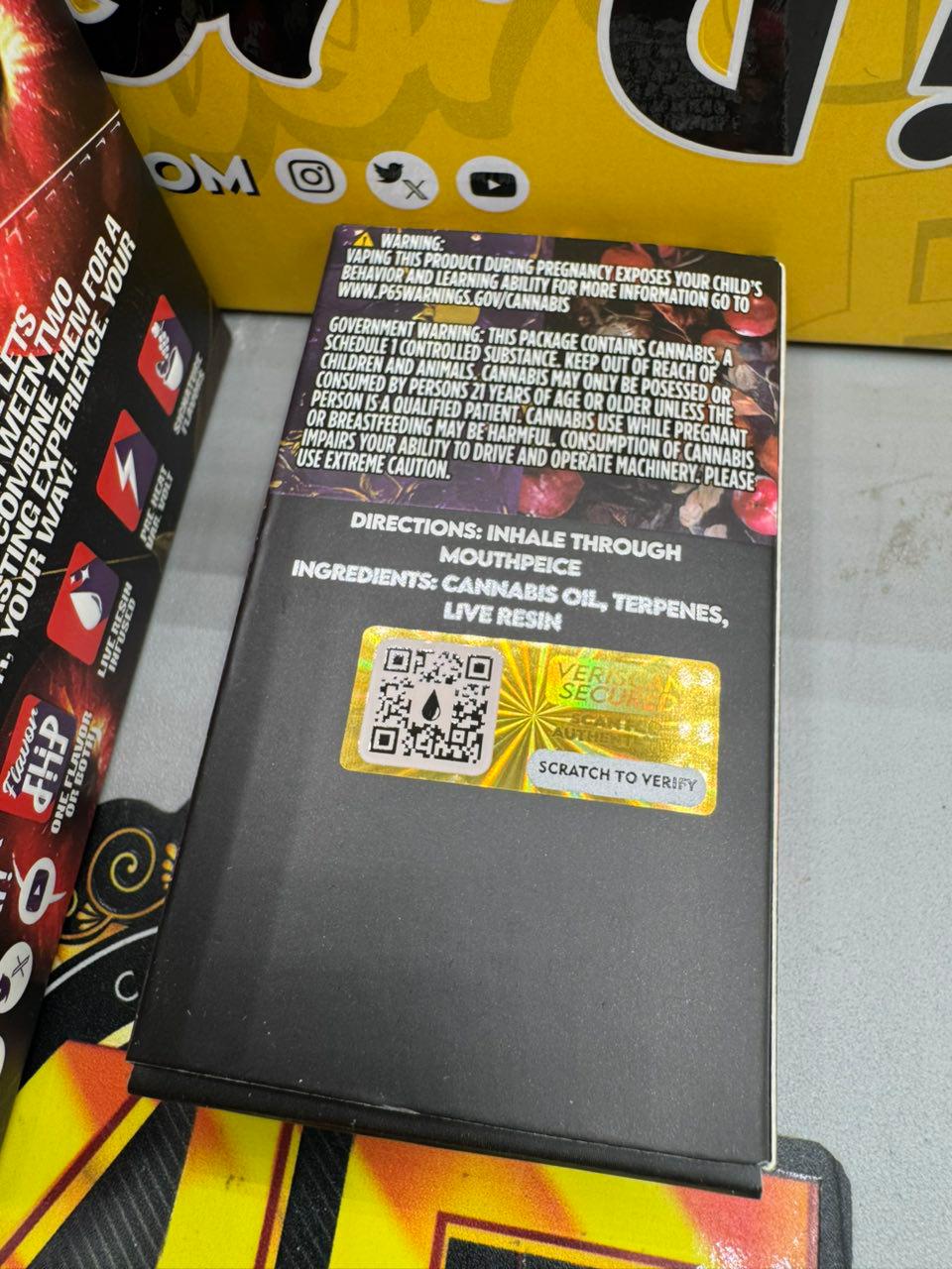 Gold Coast Clear 2G Flavor Flip Disposable